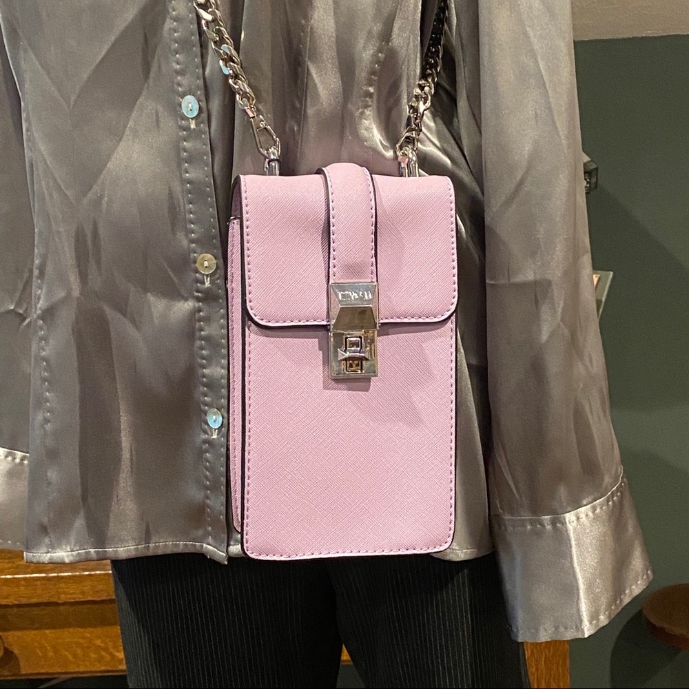 🎈 Izzy Ali Amy Phone Mini Crossbody Lavender - Picture 5 of 12